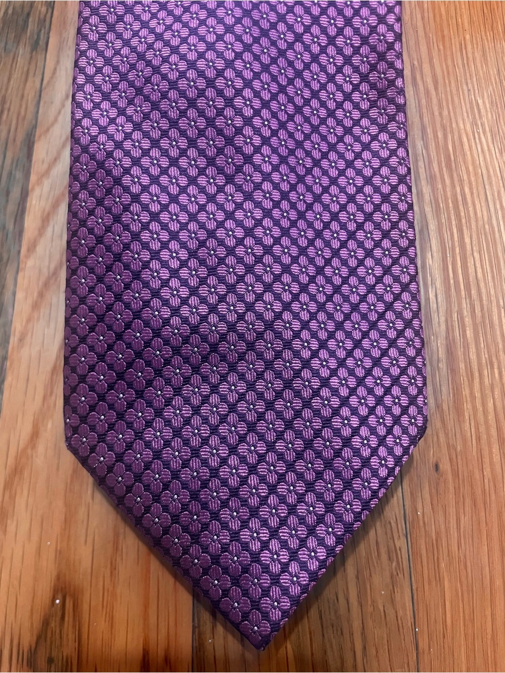 $395 Ermenegildo Zegna Embroidered Floral 100% Italian Silk Tie Business Luxury
